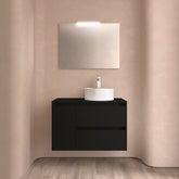 Mueble de baño NOJA 850 2 cajones y 1 puerta izquierda - Encimera - BañoClick